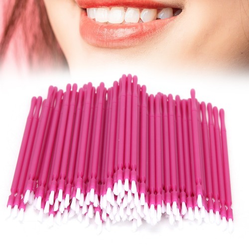 100 PCS Dental Micro Applicator Disposable Bendable Ultrafine Purple Dental DSO - Picture 10 of 24