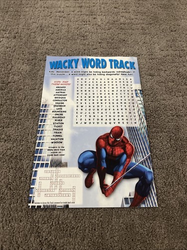 AMAZING SPIDERMAN ALL BOARD 1 NM AMTRAK GIVEAWAY PROMO FANTASTIC FOUR CUSTOM - Bild 2 von 2