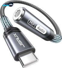 USB Type C to 3.5Mm Female Headphone Jack Adapter USB C to Aux Audio Dongle