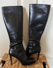 Michael Kors Women's Black Fine Leather Zip Boots Size 6.5M Excellent Condition — photo 2