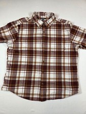 Eddie Bauer Flannel Shirt Men's XL Plaid Long Sleeve Button Down Outdoor Shirt