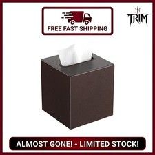Metal Tissue Box Cover, Square Tissue Box Holder Modern Decor Facial Napkin H...