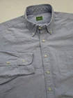 Mens XL Sid Mashburn Shirt LS Button Down Oxford blue