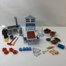 Vintage Playmobil 5322 Victorian Mansion Dollhouse Kitchen 5300 5305