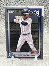 2024 Bowman Draft #BDC-107 Francisco Vilorio Chrome Prospect New York Yankees