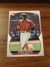 Ruben Santana 2023 Bowman 1st  Paper Base #BP-42 Arizona Diamondbacks