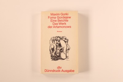 199448 Maxim Gorki FOMA GORDEJEW Beichte, Artamonows dtv DÜNNDRUCK SEHR GUTER