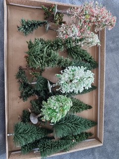 Bäume Eisenbahn 1:87 25 Stück