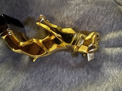 Vintage Mack Truck Bulldog Hood Ornament Gold 4” Design Patent