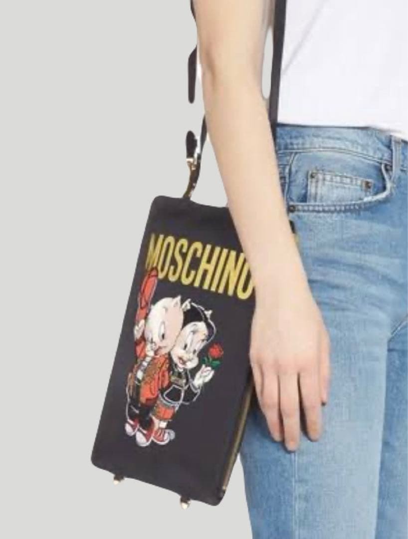 Moschino Shoulder Bag Backpack NEW Rare 02lq7mqe image 3