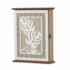 Key Cabinet Wooden Cabinet Key Cabinet with Door Modern for Mudroom