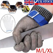 Stainless Steel Mesh Protective Glove Knife Cut Resistant Chain Mail Work Safety