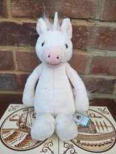 Jellycat Original Bashful Unicorn Medium BNWT Displayed Only New With Paper Tags