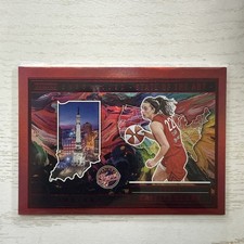 2025 Caitlin Clark Chronicles State of the Art #84 Red Foil Indiana Fever