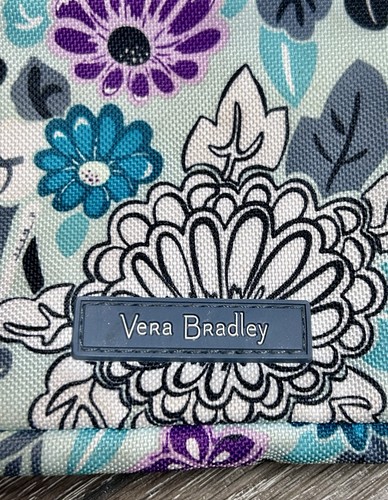 Vera Bradley Penelopes Garden 8x5” Zip Top Travel Makeup Pouch - Afbeelding 4 van 12