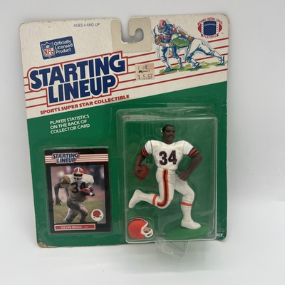 #ad 1989 NFL Starting Lineup KEVIN MACK BROWNS Kenner 🏈 See Pics $94.95