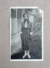 Vintage Rppc Young African American Lady-designer Dress Turn Of Century Photo Vintage Rppc Young African American Lady-designer Dress Turn Of Century Photo