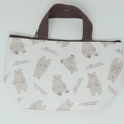Bear Design - Standard Insulated Lunch Tote Bag