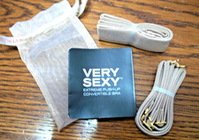 NEW VICTORIA'S SECRET LOT 2 SETS OF BRA STRAPS WIDE FOR LOW BACK HALTER SLENDER