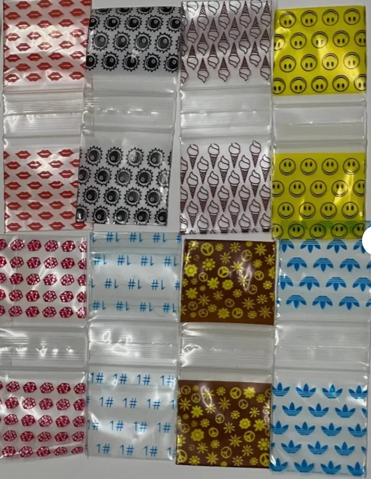 Apple Brand #1515 Baggies – 1.5” x 1.5” – 1,200 Total – Random Assorted Styles - Image 4 of 4