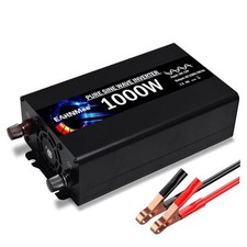Pure Sine Wave Inverter,1000W Solar Inverter,12v to 110v Car Power 12VE1000W