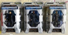 3 Star Trek Enterprise Broken Bow Action Figures - T'Pol, Malcolm, & Mayweather