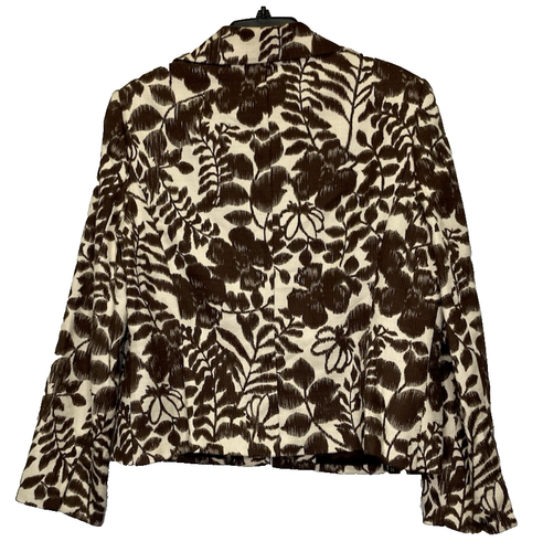 Jones Wear Women's Brown Floral Pencil Skirt Suit Size 16 - Picture 6 of 11