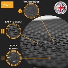 Velour Car Floor Mats For Audi Q3 Waterproof Black Carpet