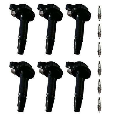 #ad 6X Iridium Spark Plug amp; 6X Ignition Coil Pack For 10 12 Ford Flex 3.5L V6 UF612 $46.46