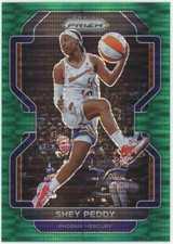 Shey Peddy - 2022 Prizm WNBA - Green Pulsar #13/25  - Phoenix Mercury #94