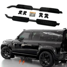 2pcs Side Steps Running Boards Nerf Bars Fits For Lr Defender 110 130 2020-2027 2pcs Side Steps Running Boards Nerf Bars Fits For Lr Defender 110 130 2020-2027