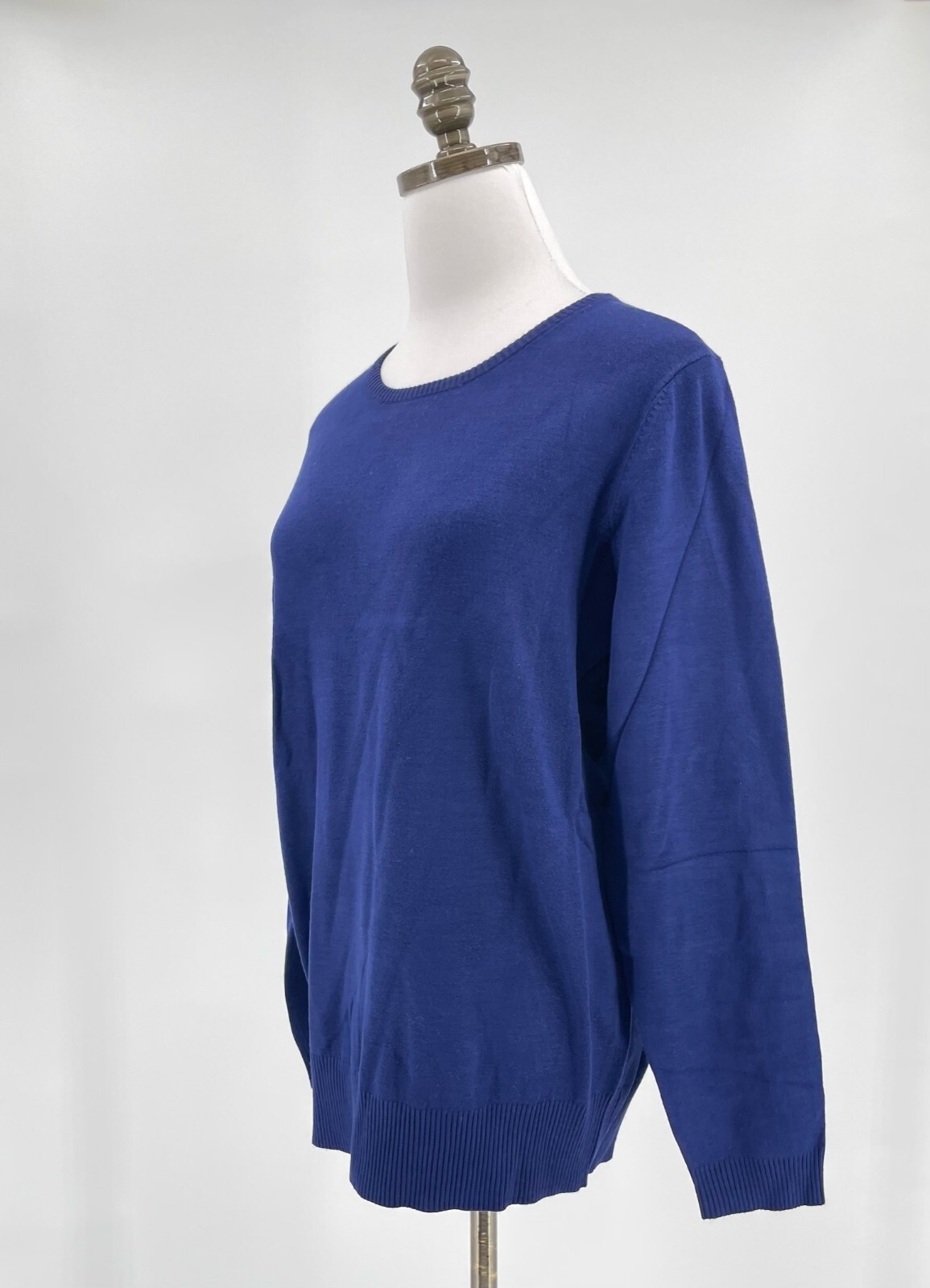 The Vermont Country Store Women's Blue Crew Sweater Sz L eBay