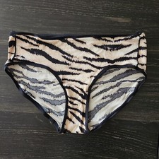 Vintage Y2K Victoria's Secret Panty Size S Animal Print Tiger Leopard Bikini