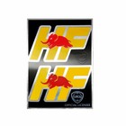 Adesivo HF Lancia Delta Integrale Ufficiale 2 Loghi, 94 x 131 mm