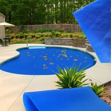 Rectangular Solar Pool Cover 16-MIL 9mm Heat Retaining Swimming Pool Bubble Film