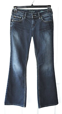Silver Aiko Women’s Jeans Bootcut Mid Rise Size 26 Inseem31