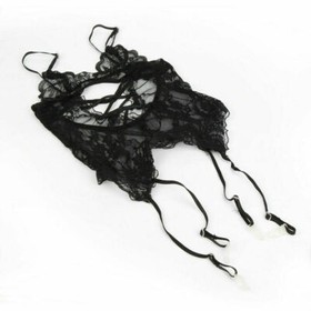 Women&rsquo;s Lace Babydoll with Garter Mini Teddy Bodysuit Sexy Lingerie Chemise Gift