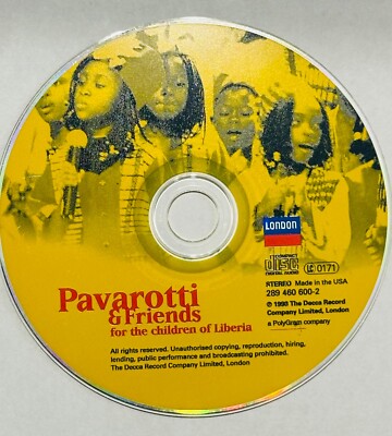 Pavarotti & Friends For The Children Of Liberia  Audio CD