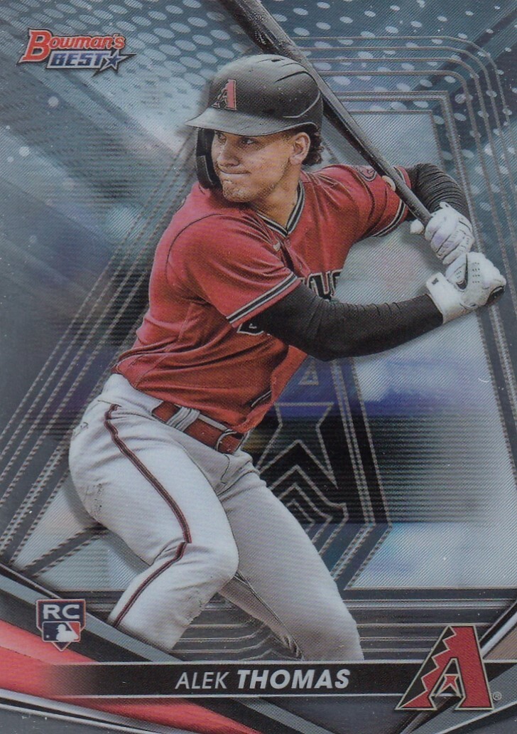 ALEK THOMAS BOWMAN'S BEST ROOKIE CARD RC ARIZONA DIAMONDBACKS #22 2022 22