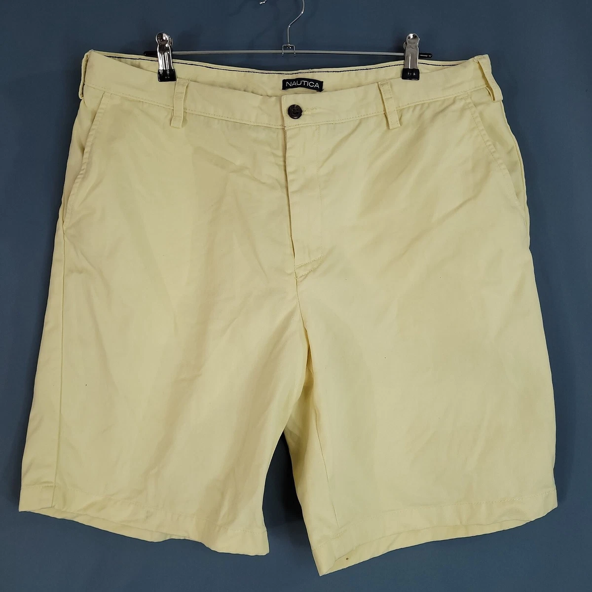 Nautica Classic Fit Shorts Men Size 30 Flex Inseam 9 Light Blue