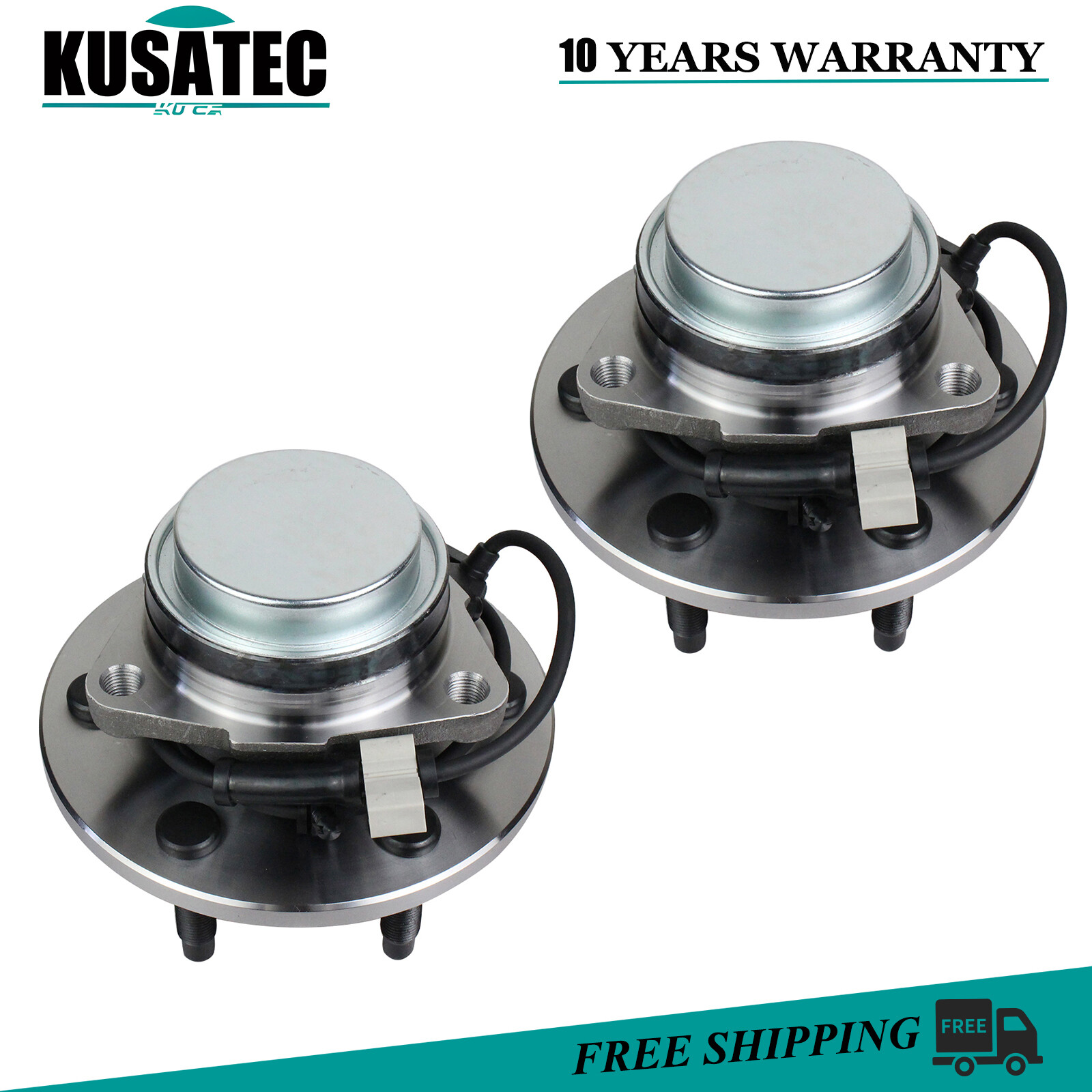 Pair Front Wheel Hub Bearing Assembly For Cadillac Escalade GMC Savana/Yukon XL