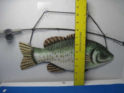 Large 14" Tin Metal Fish & fly Rod - Picture 10 of 23