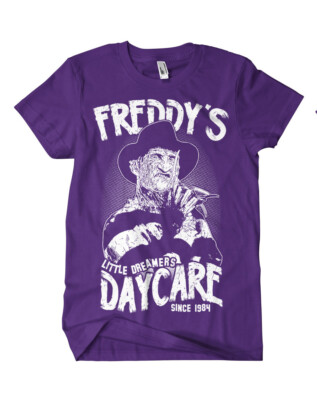 Freddys Daycare T-Shirt Kult Movie Horror Voorhees Jason 13th Blood Slasher TV