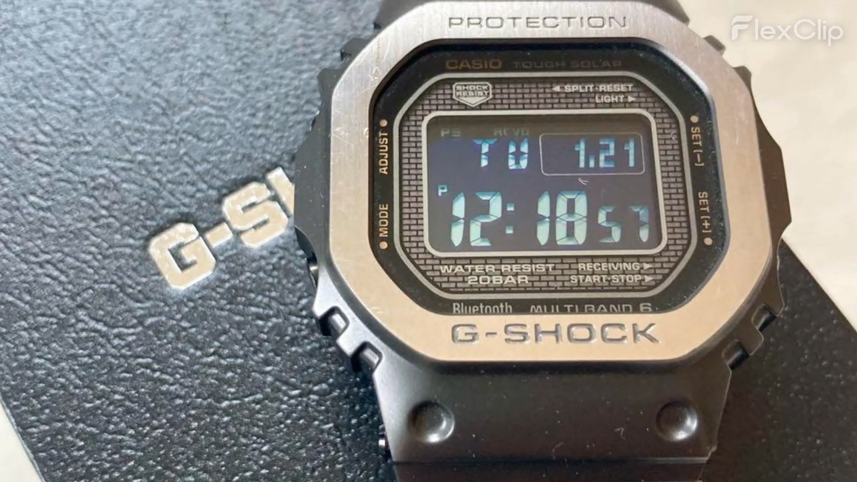 CASIO G-shock GMW-B5000MB-1JF Full Metal Bluetooth Solar-Powered