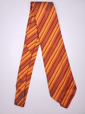 Geoffrey Beene Mens Formal Necktie 58"Lx4"W Orange Neck Tie