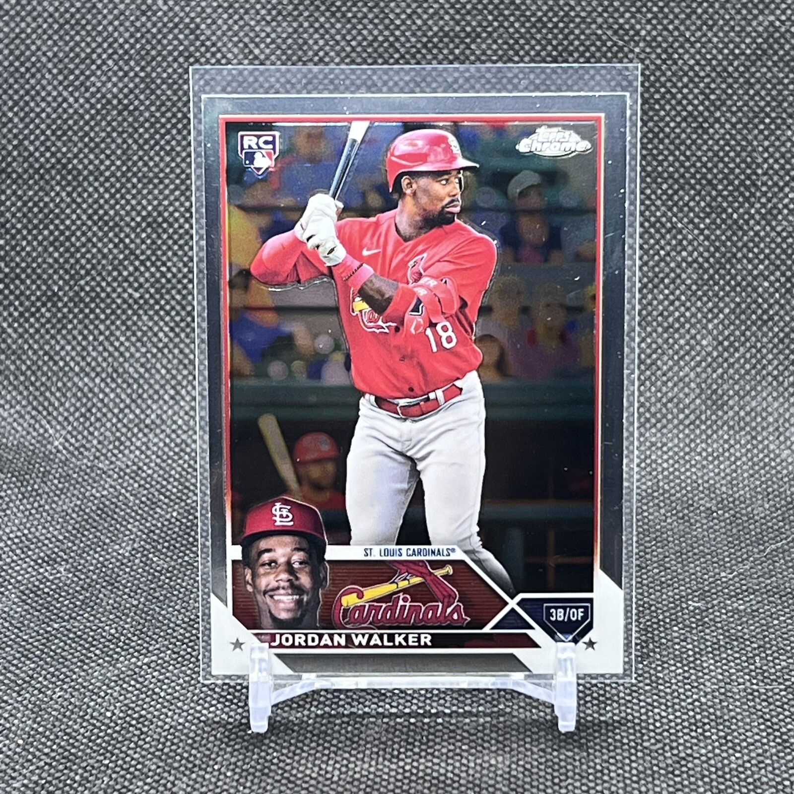 2023 Topps Chrome Jordan Walker Rookie Card RC #209 - St. Louis Cardinals