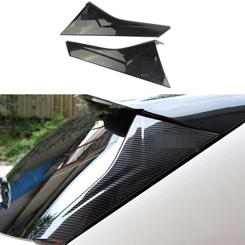 Carbon Fiber Rear Window Triangle Cover Trim For Subaru Crosstrek XV 2018-2022 - Picture 2 of 11