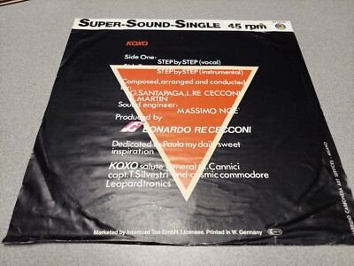 KOXO - STEP BY STEP - 125.510, GERMANY, ELECTRONIC, DISCO, 45RPM