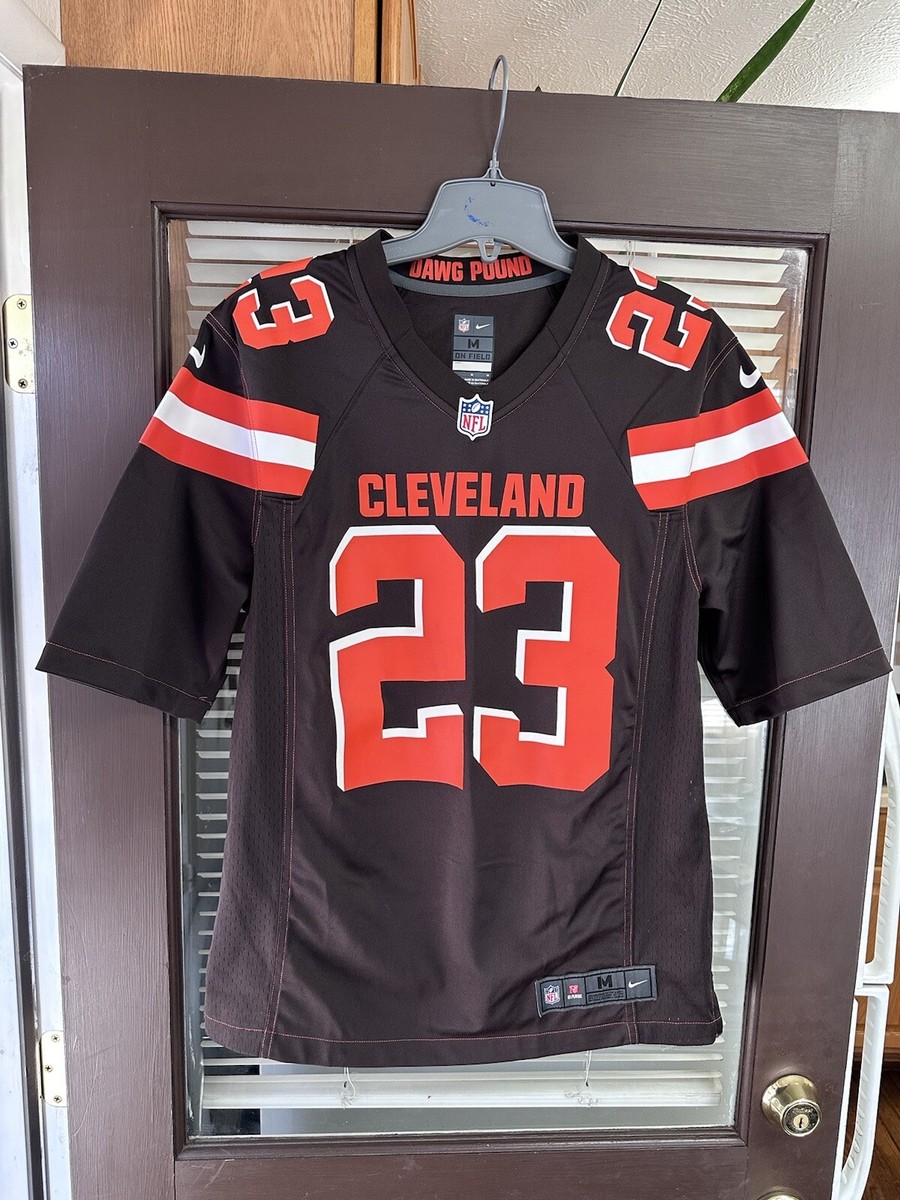 Authentic Nike Cleveland Browns #23 Joe Haden NFL Football Jersey