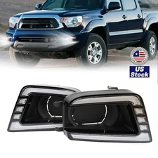 LED Daytime Running Light W/ Turn Signal Fog Lamps for Toyota Tacoma 2012-2015